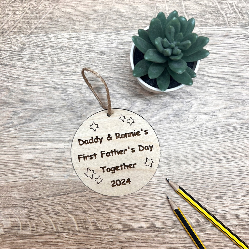 Personalised  1st Father's Day Together