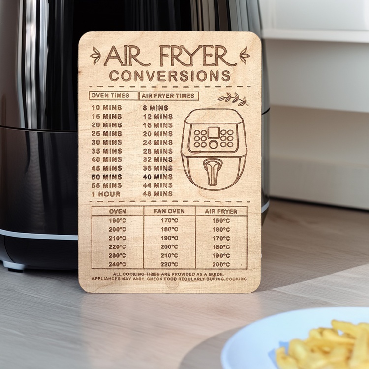 Kitchen Conversion Chart - Air Fryer Temp Guide