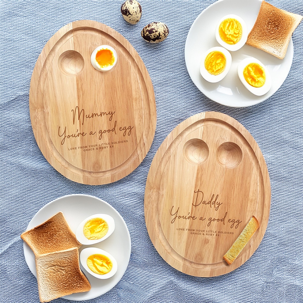 Personalised Egg & Toast Board - Youre A Good Egg