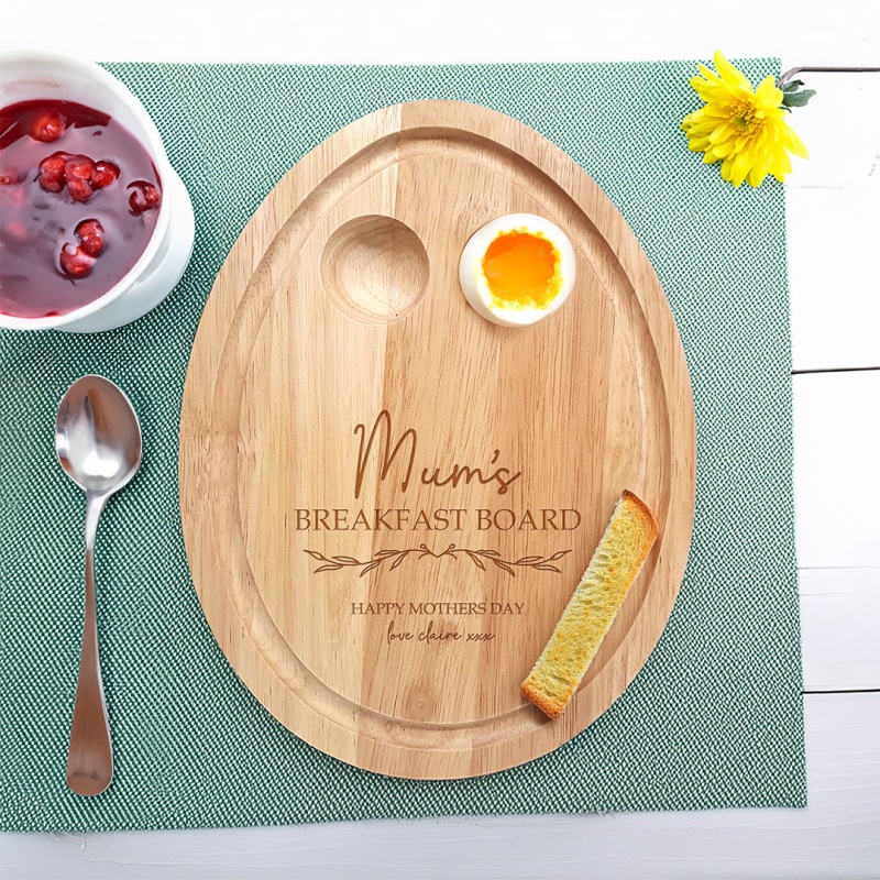 Personalised Egg & Toast Board - Mother's Day Breakfast Board