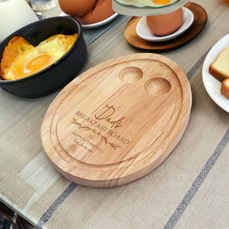 Personalised Egg & Toast Board - Fathers Day Breakfast Board