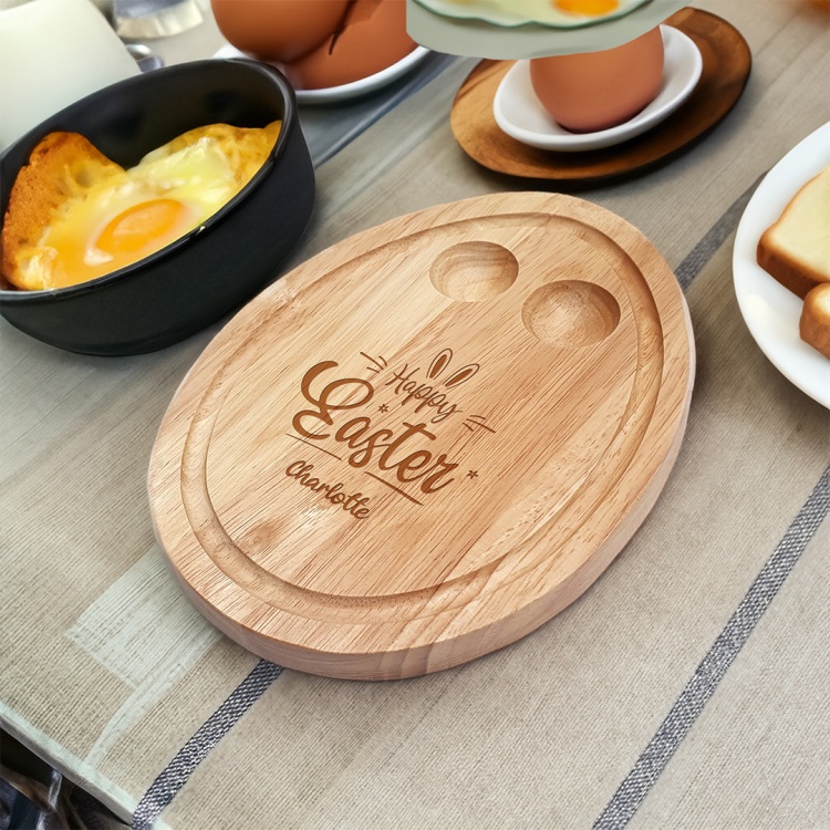 Personalised Egg & Toast Board - Happy Easter