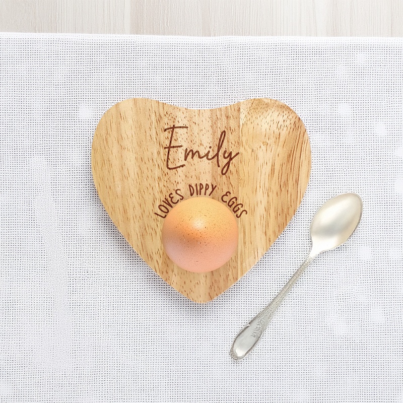 Personalised Mini Heart Egg Board - Loves Dippy Eggs