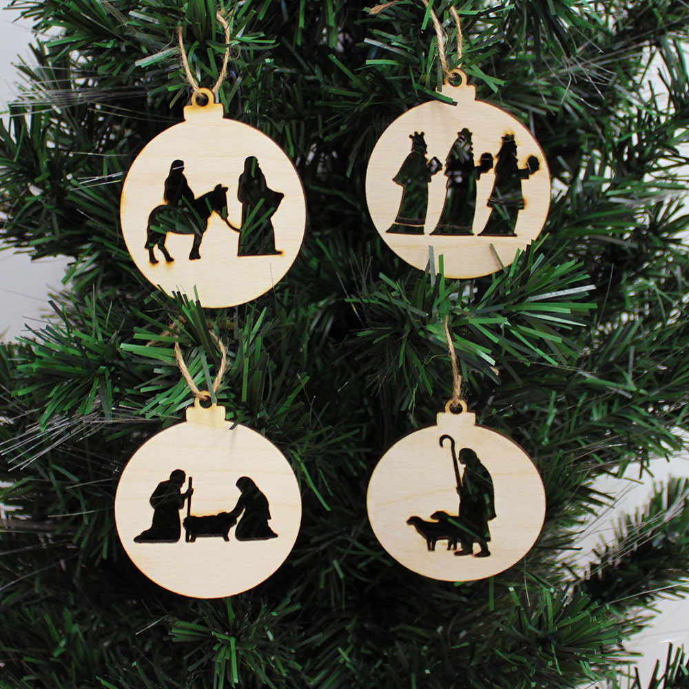 Nativity Bauble Set