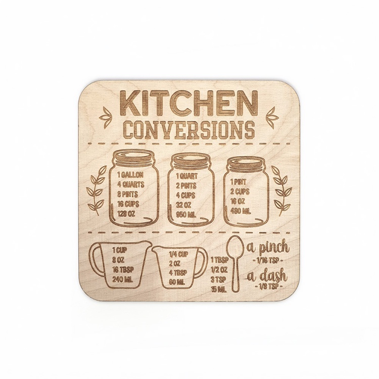 Kitchen Conversion Chart - Baking Measurements