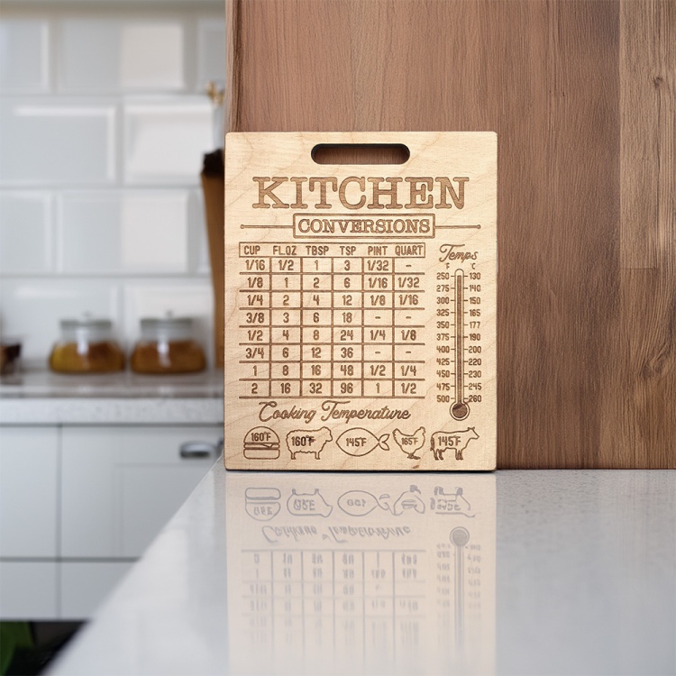 Kitchen Conversion Chart - Baking Measurements & Temp Guide