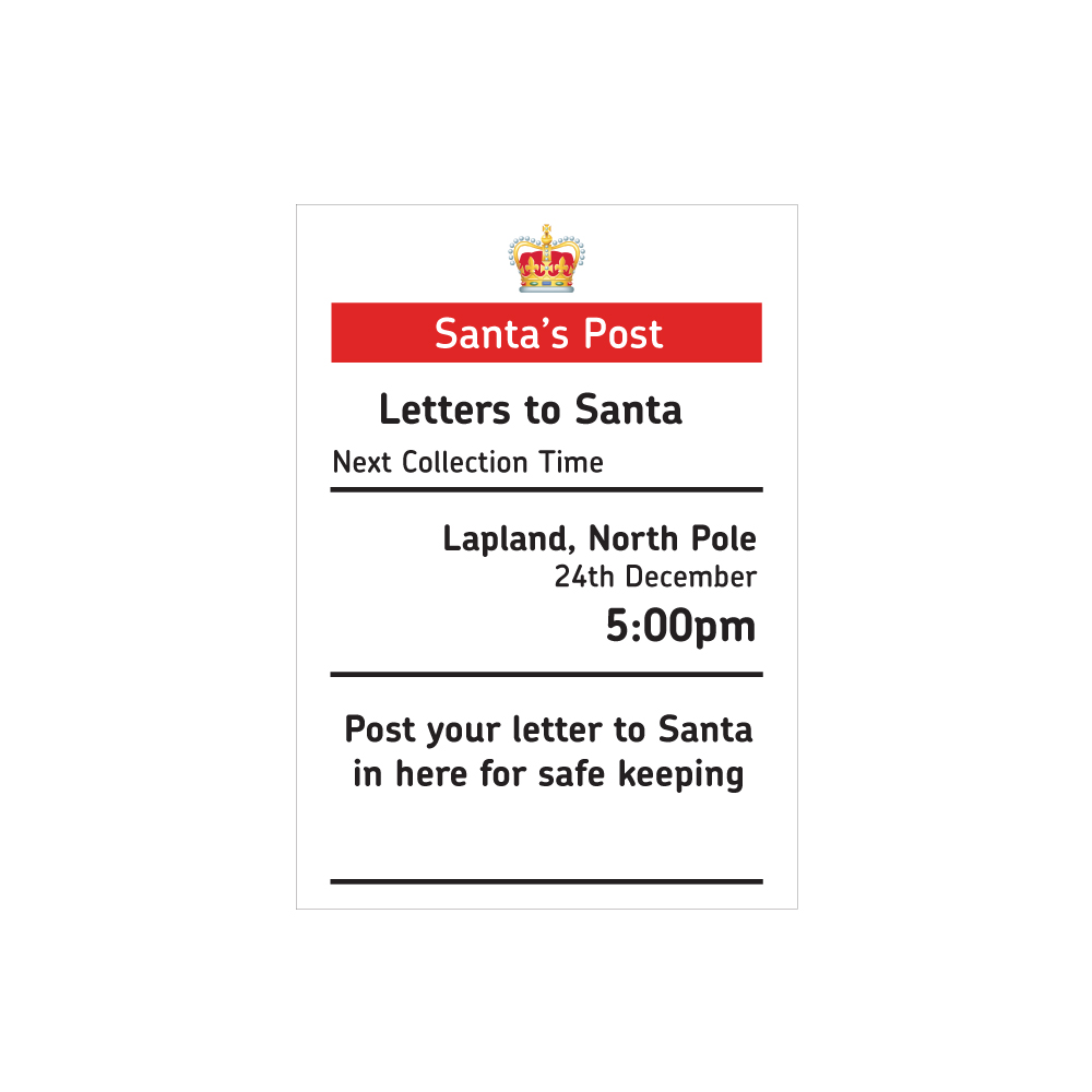 Santa's Postbox - 'Santas Post'