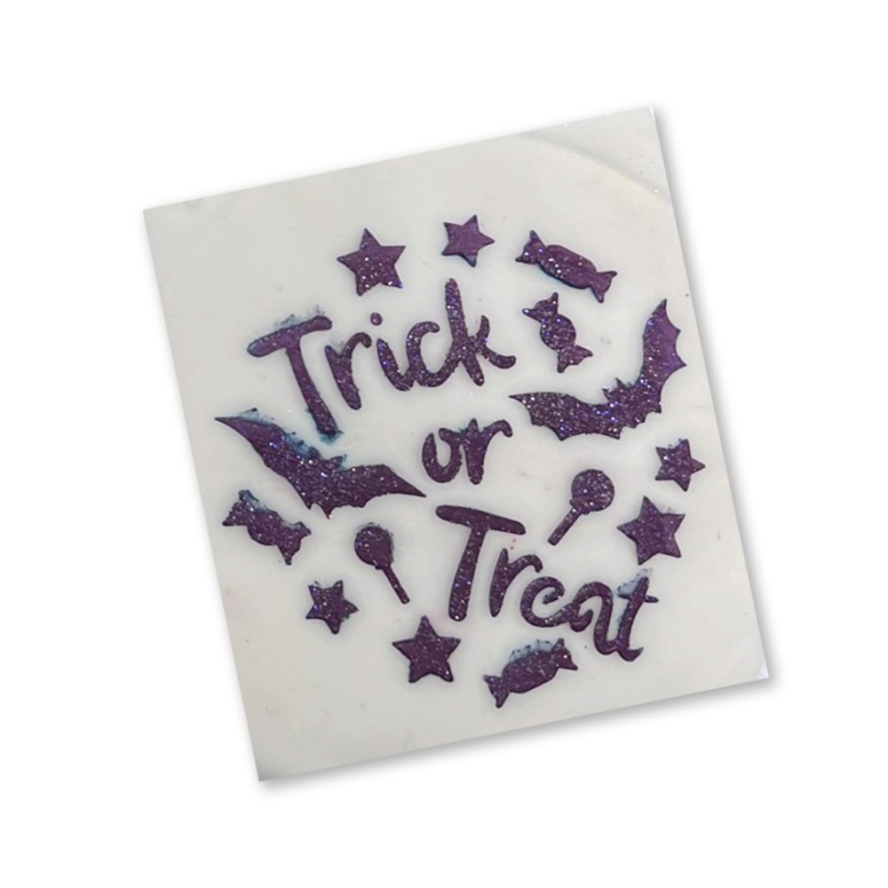 Spooky Trick or Treat Stencil