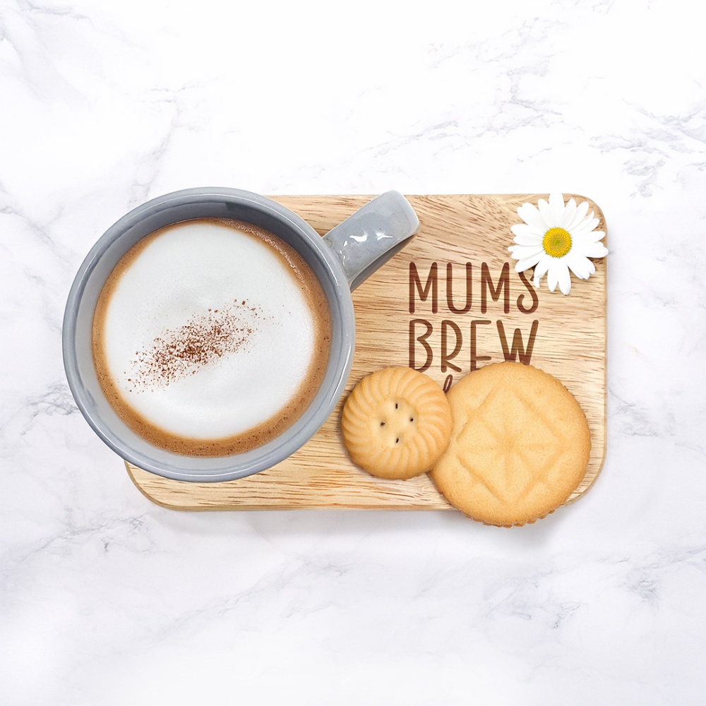 Personalised Tea & Biscuit Board - Brew & Biscuits