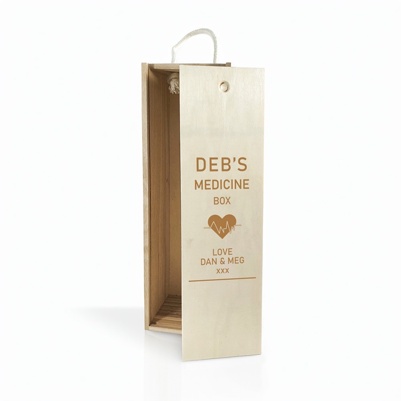 Personalised Wine Box - Medicine Box