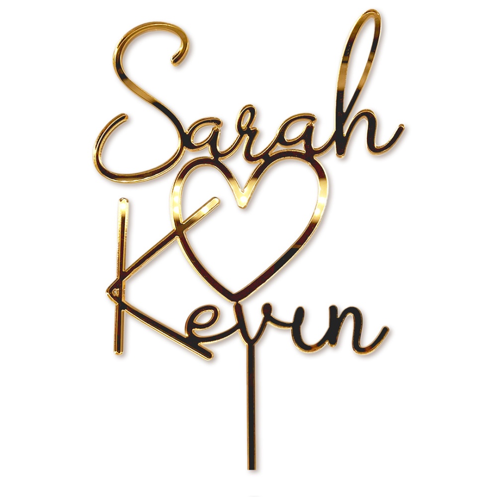 Personalised Acrylic Cake Topper